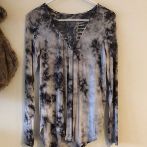 Soft and sexy tye dye long sleeve